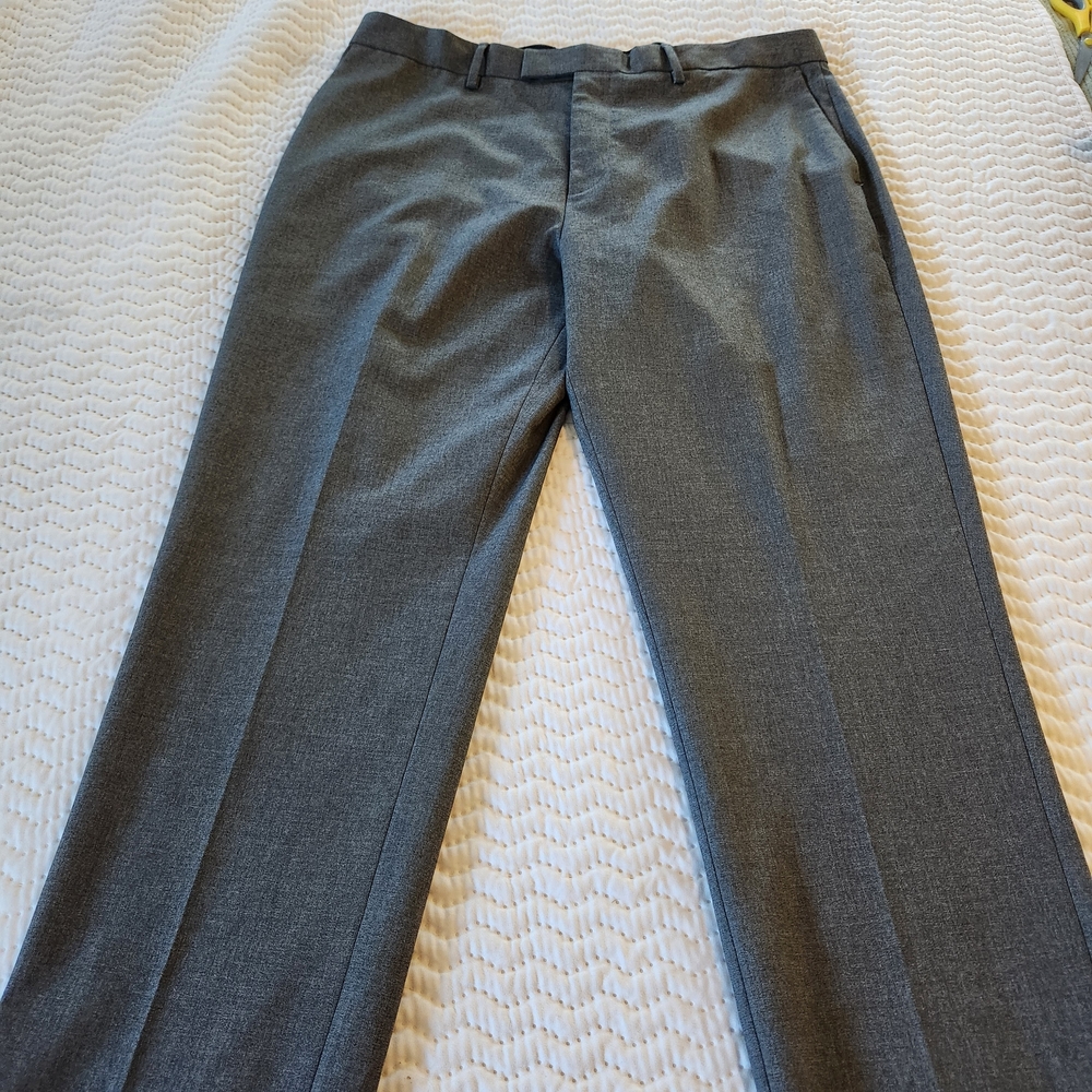 Banana Republic Charcoal Tailored Trousers Size 36x36